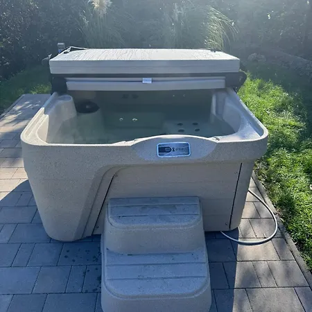 Modern Stone House In With Jacuzzi